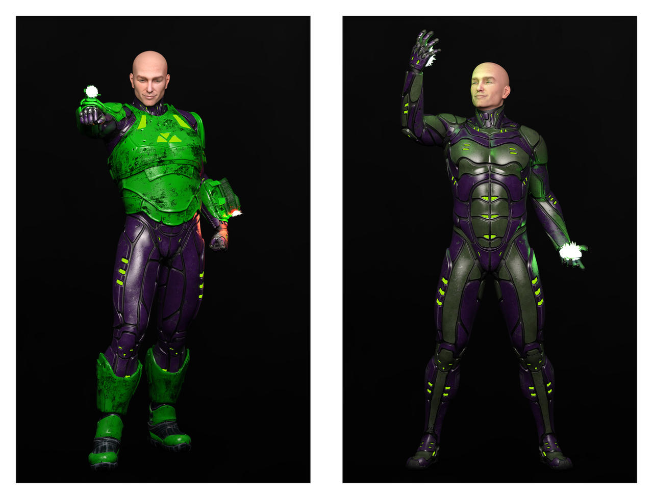 Armour Testing - Lex Luthor by nyctophobia11 on DeviantArt