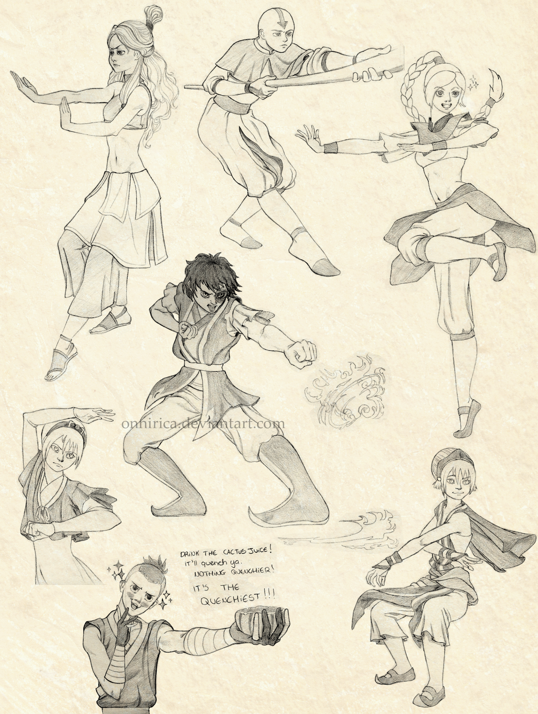 Avatar TLA - poses