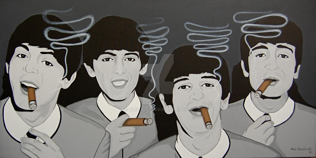 Beatles with Cigars