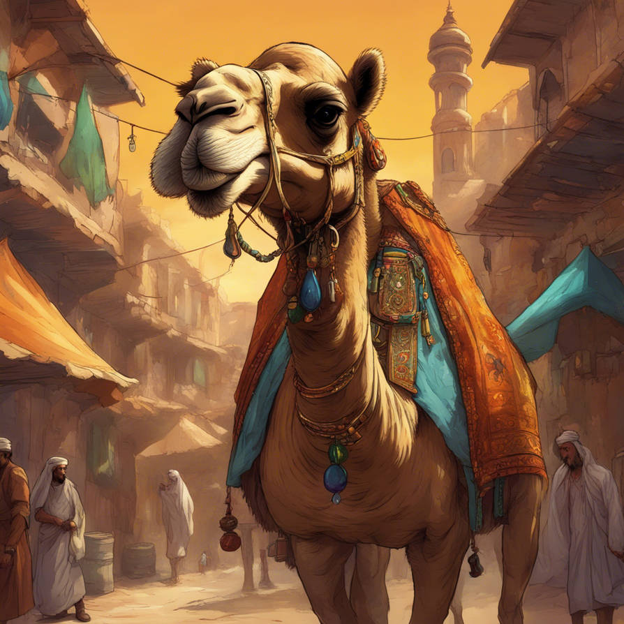 Camel Problem A Camel With A Drinking Problem In An Arab Bazaar by boristheflea on ...