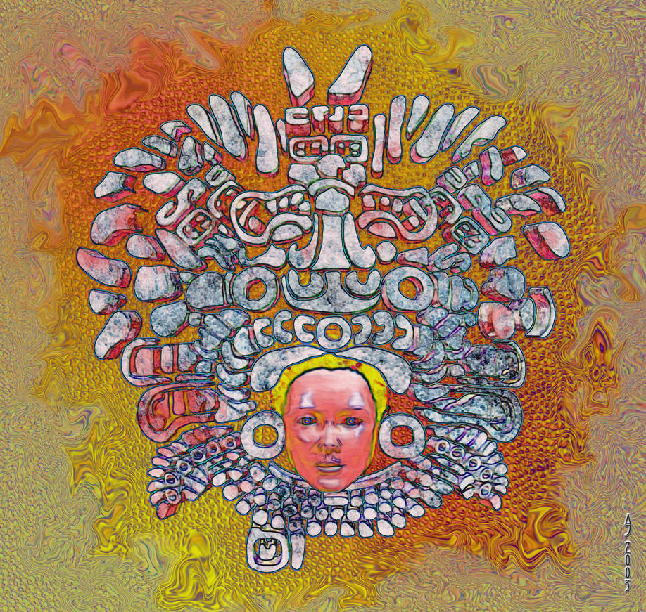 Aztech Forehead Aztec style head by altredimensioni on DeviantArt