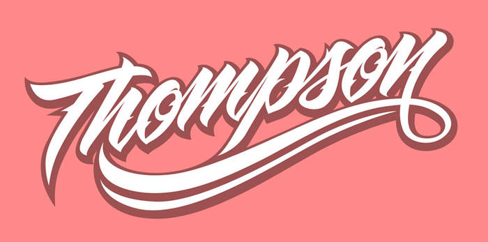 Thompson Lettering