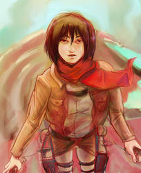 mikasa strong