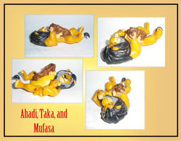 Ahadi, Taka and Mufasa