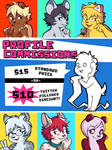 CHEAP profile commissions! by Typhlo