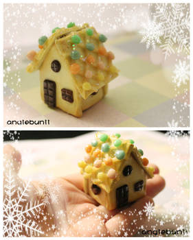 Miniature Gingerbread House (TUTORIAL LINK)