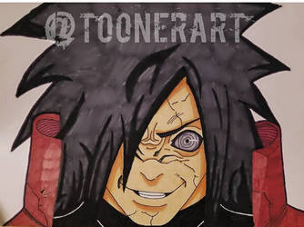 Madara Uchiha Re-draw by toonerart