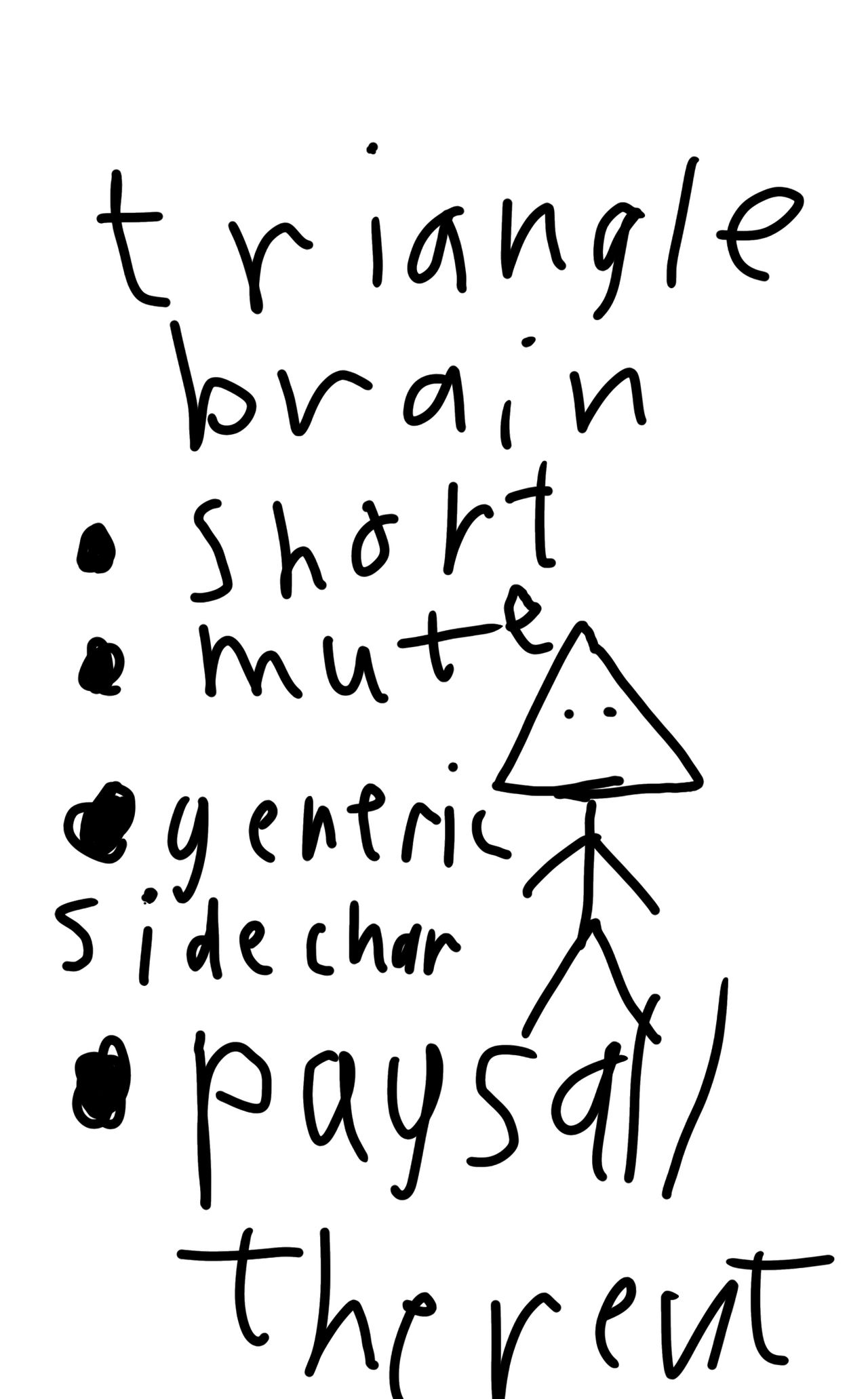 Triangle brain by Reindeerboi on DeviantArt