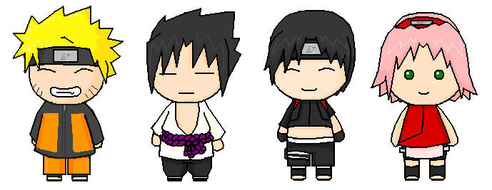 naruto chibi set