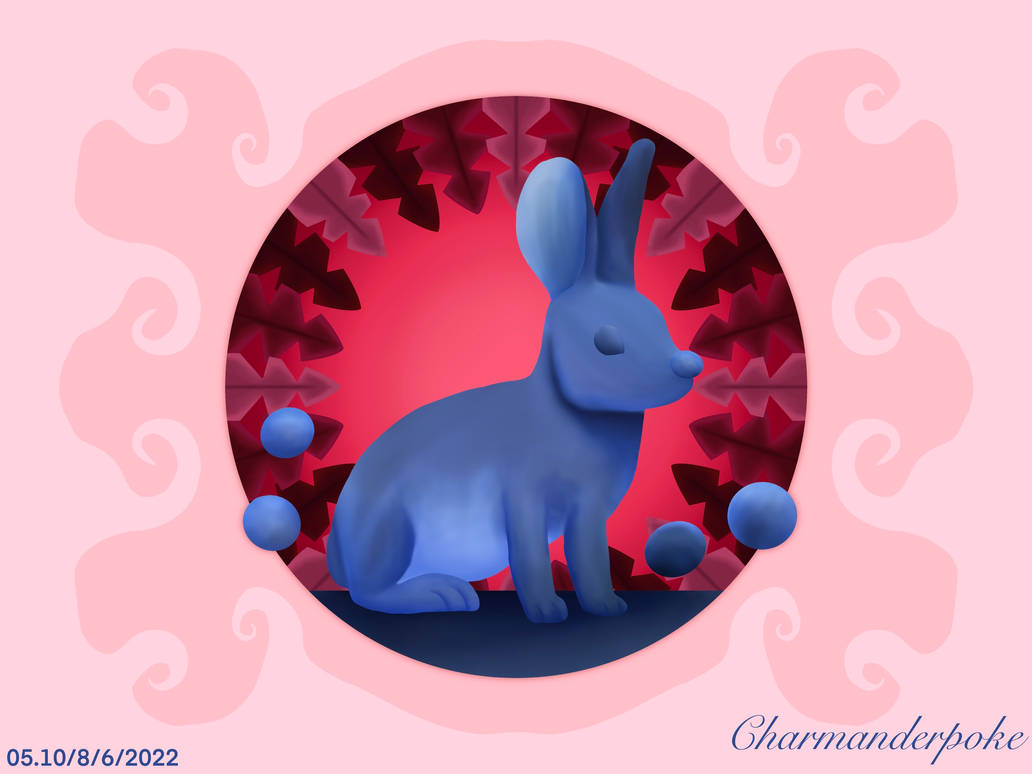 Blueberry rabbit by CharmanderPoke on DeviantArt