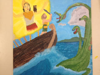 The Odyssey - Ceiling Tile Painting