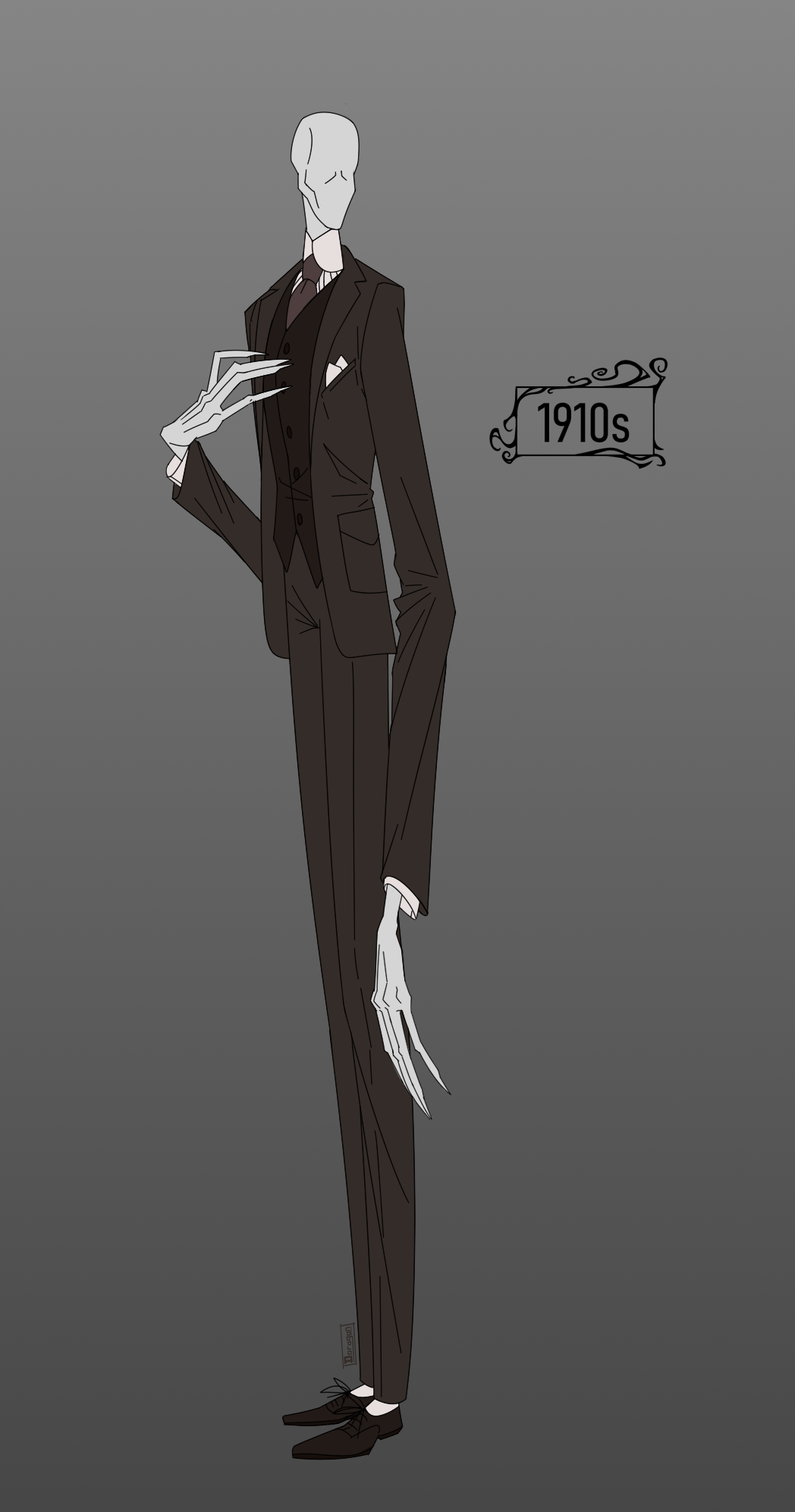 Slwenderman Slenderman 1910s by Doragon-LW on DeviantArt