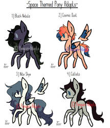 CLOSED - Space Theme Ponies