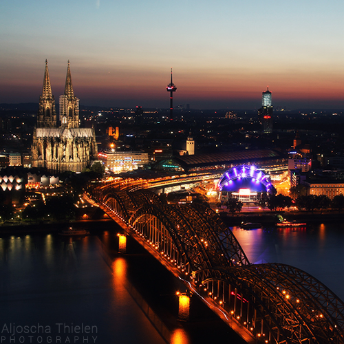 Cologne at night