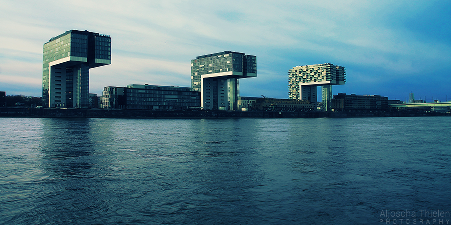 Crane towers in Cologne