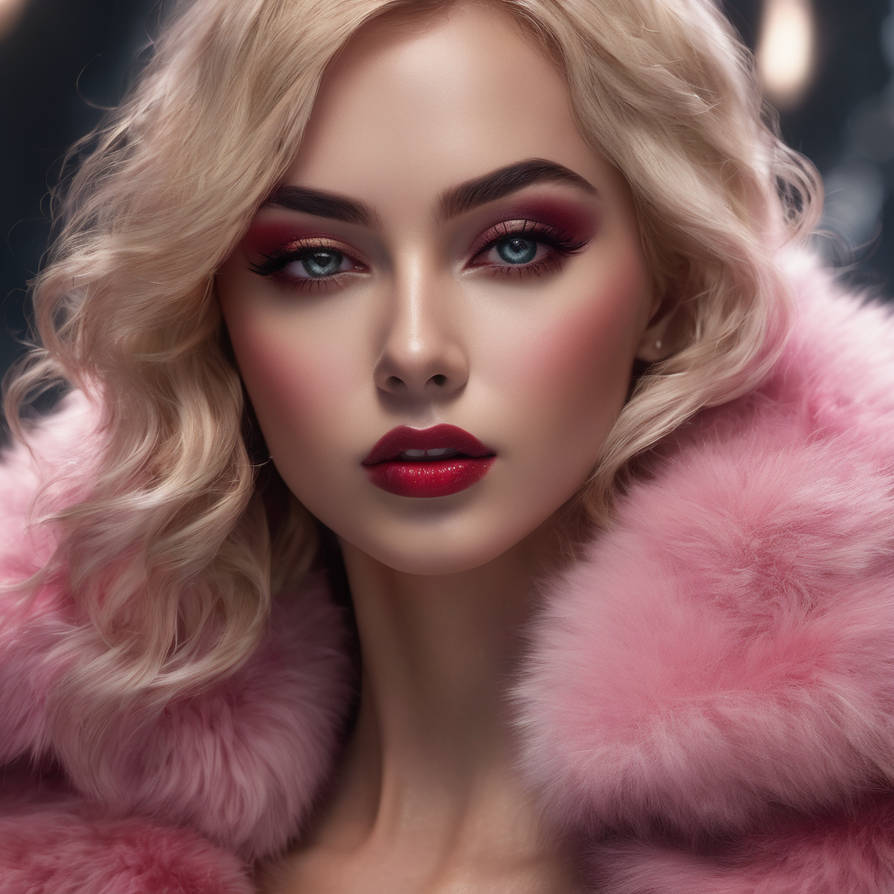Pink Potrait Portrait in pink by Colrichtay on DeviantArt