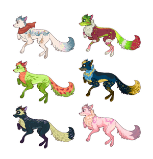 Colourful Canine Adoptables Batch