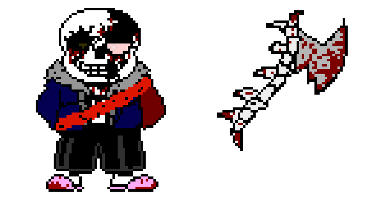 horroraxe Sans take by sandsau on DeviantArt