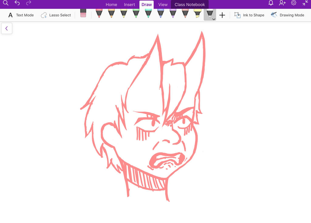 OneNote doodle by TheBlackDragon175 on DeviantArt