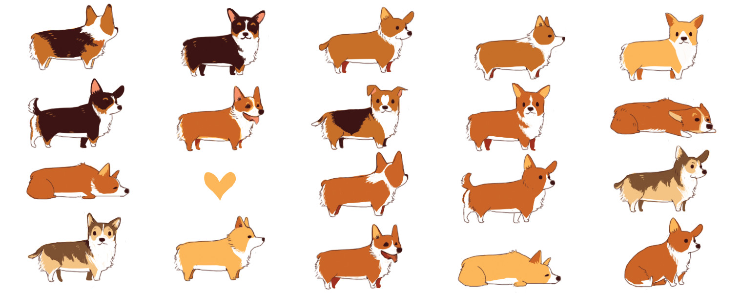 A lot of corgis