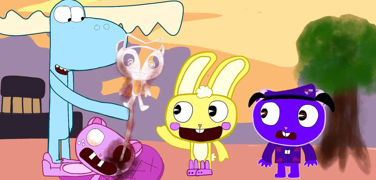 Lumpy gift cuddles balloons giggles by purpledrangon on DeviantArt