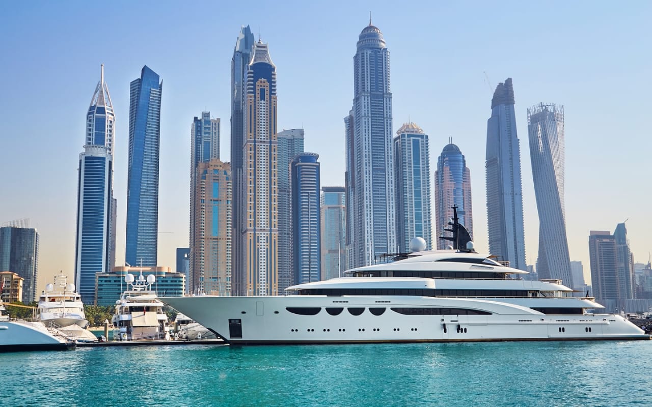 Yacht for rent in dubai