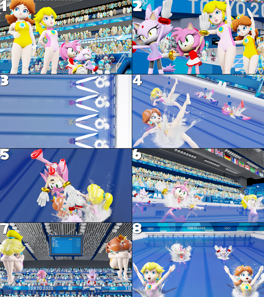Artistic Swimming by SpinosKingdom875 on DeviantArt