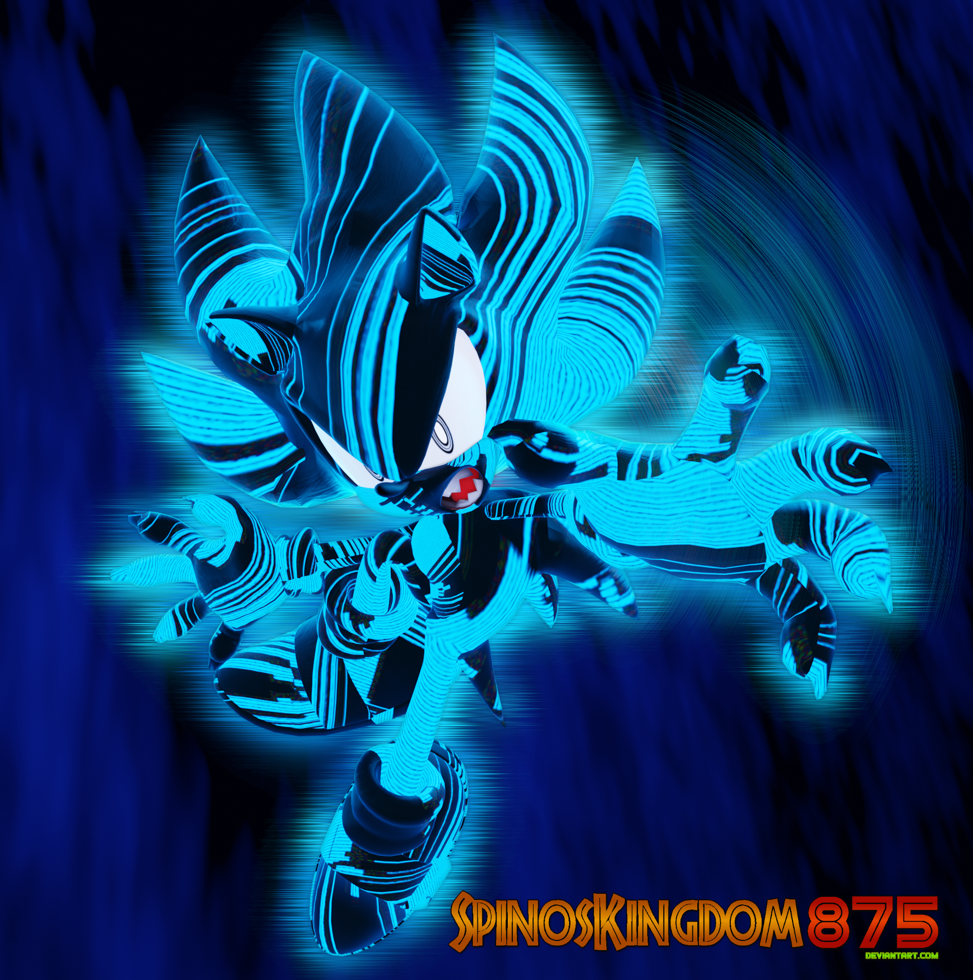 Super Sonic 2 - Sonic Frontiers by ShadowLifeman on DeviantArt