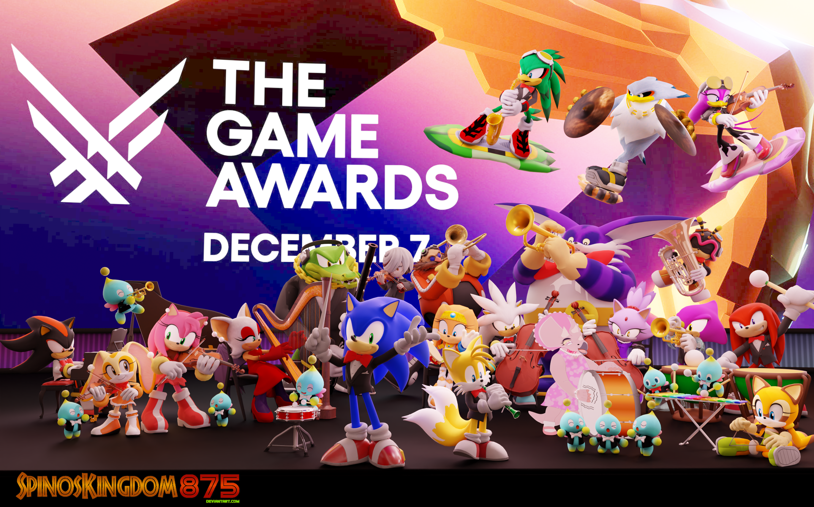 Sonic and Movie Sonic went to The Game Awards 2021 by trungtranhaitrung on  DeviantArt