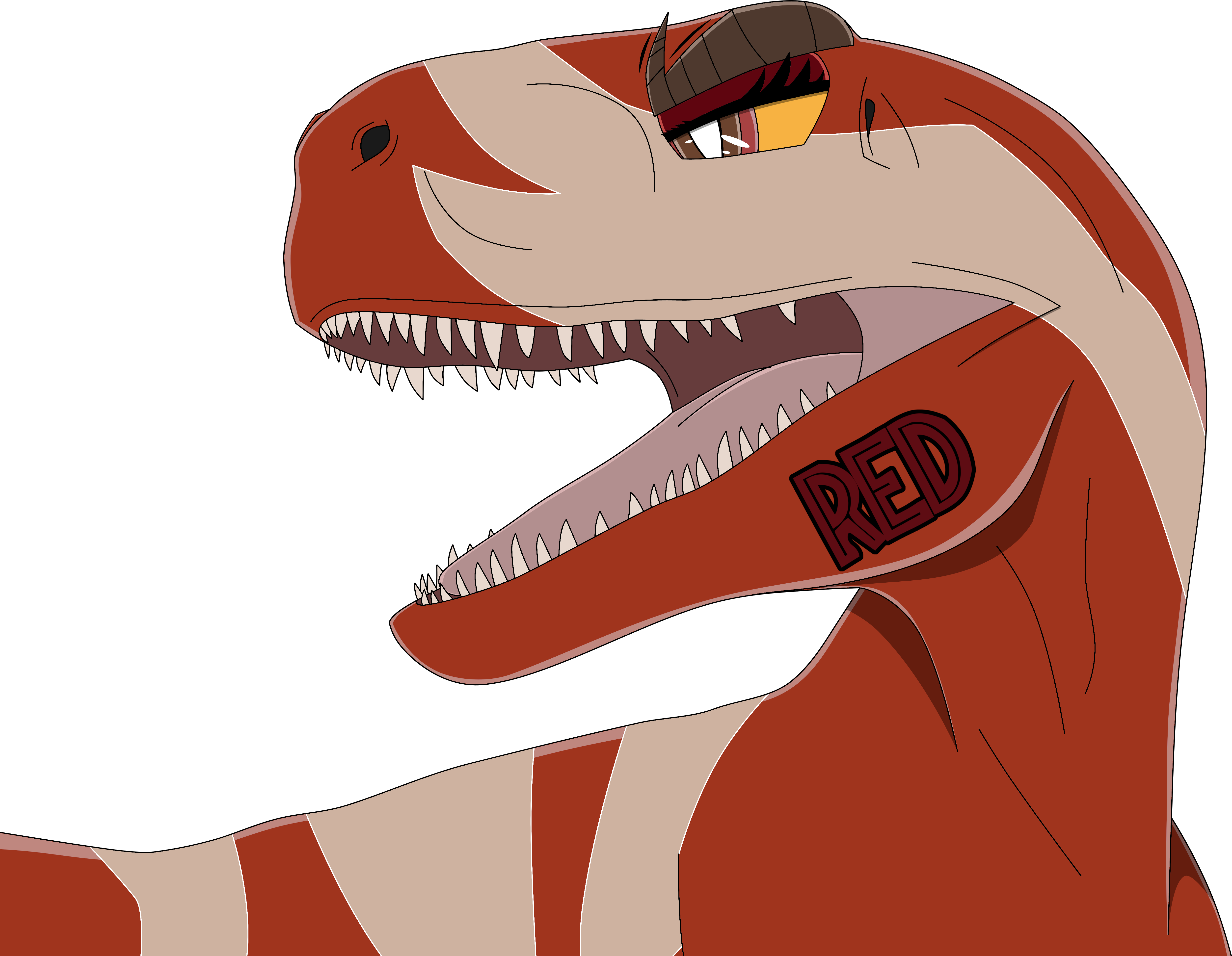 Red The Raptor Red the Atrociraptor by SpinosKingdom875 on DeviantArt