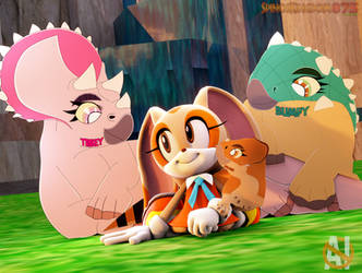 Cream's Dino Friends