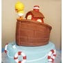 Bottle Overboard cake