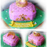 pink jewelry box cake
