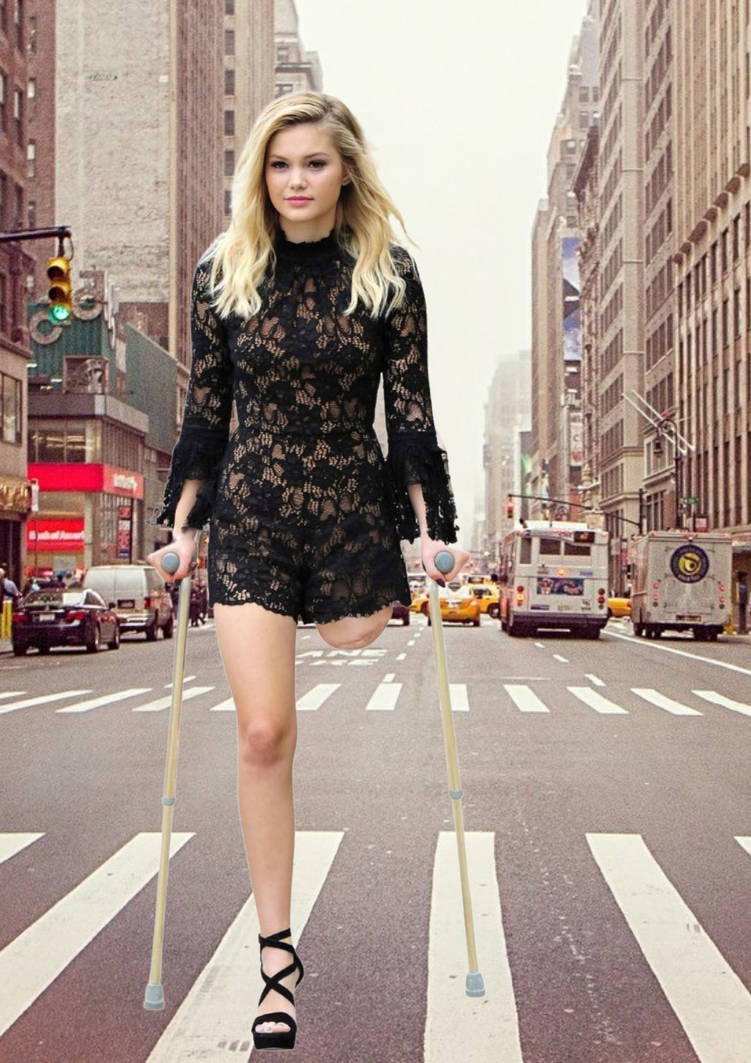 One-legged in New York by Ippldatsch on DeviantArt