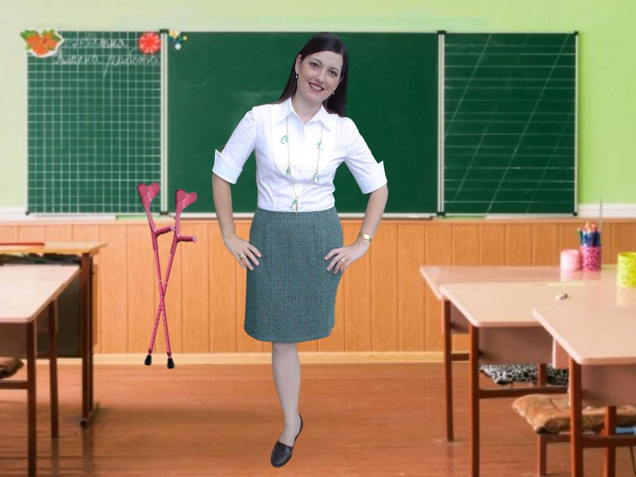 One Leg Student One-legged teacher 2 by Ippldatsch on DeviantArt