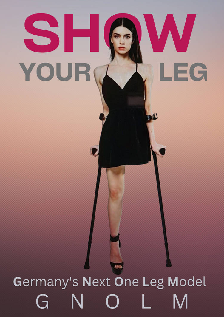 One leg advertising by Ippldatsch on DeviantArt