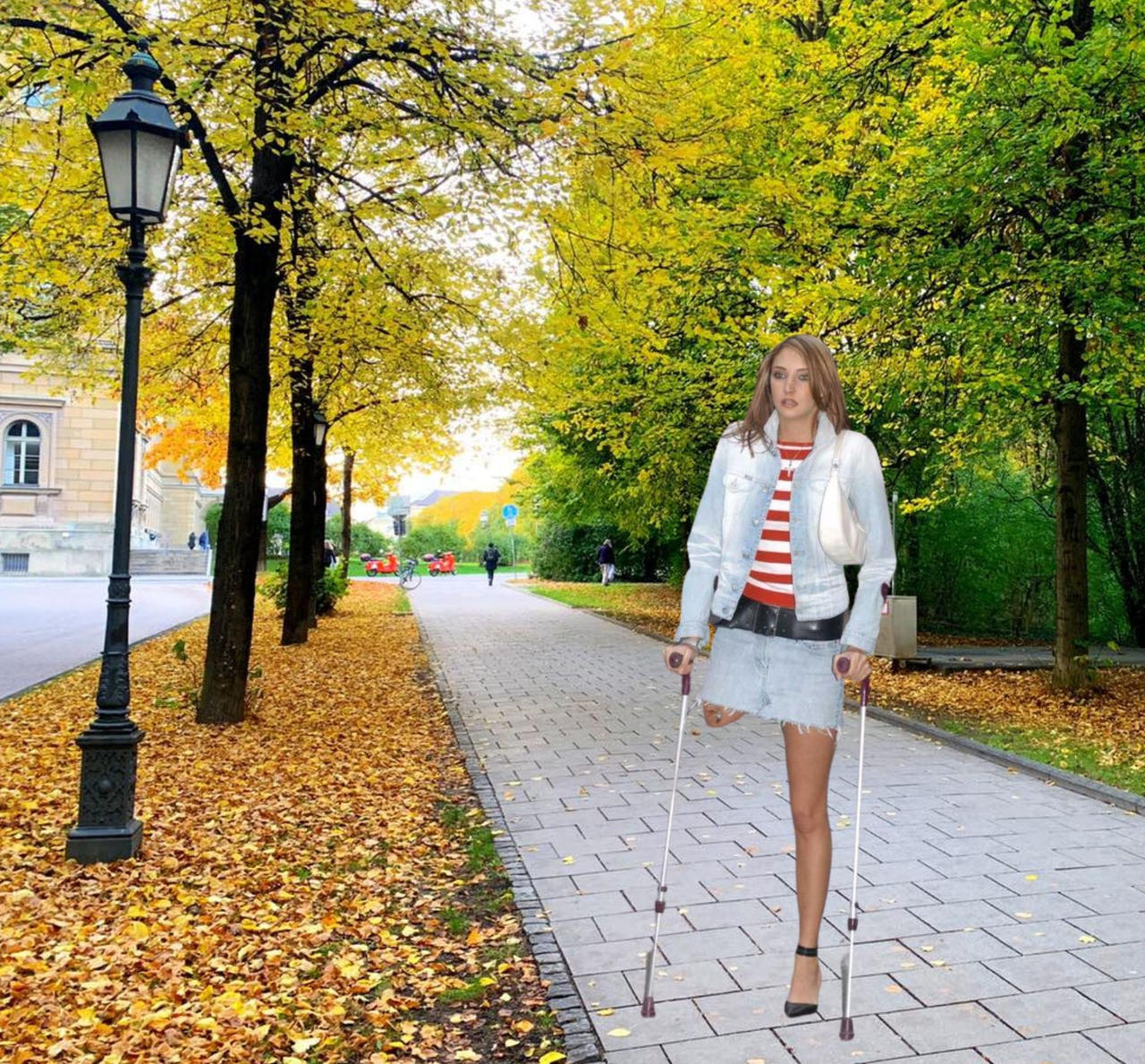 One Legged One legged in the park by Ippldatsch on DeviantArt