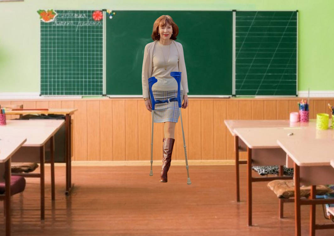 One Leg Student One-legged teacher by Ippldatsch on DeviantArt