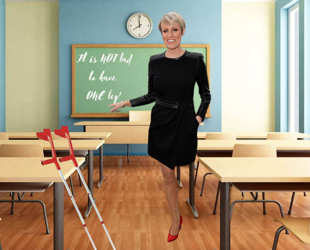 One Leg Student One-legged teacher by Ippldatsch on DeviantArt