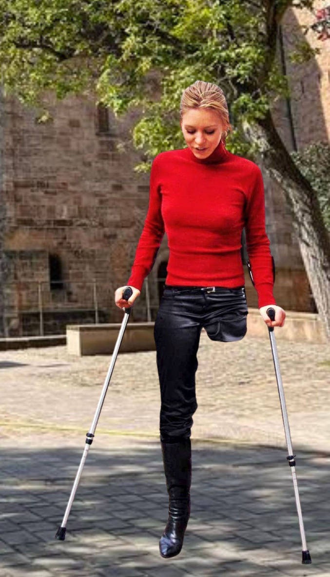 One leg in leather by Ippldatsch on DeviantArt