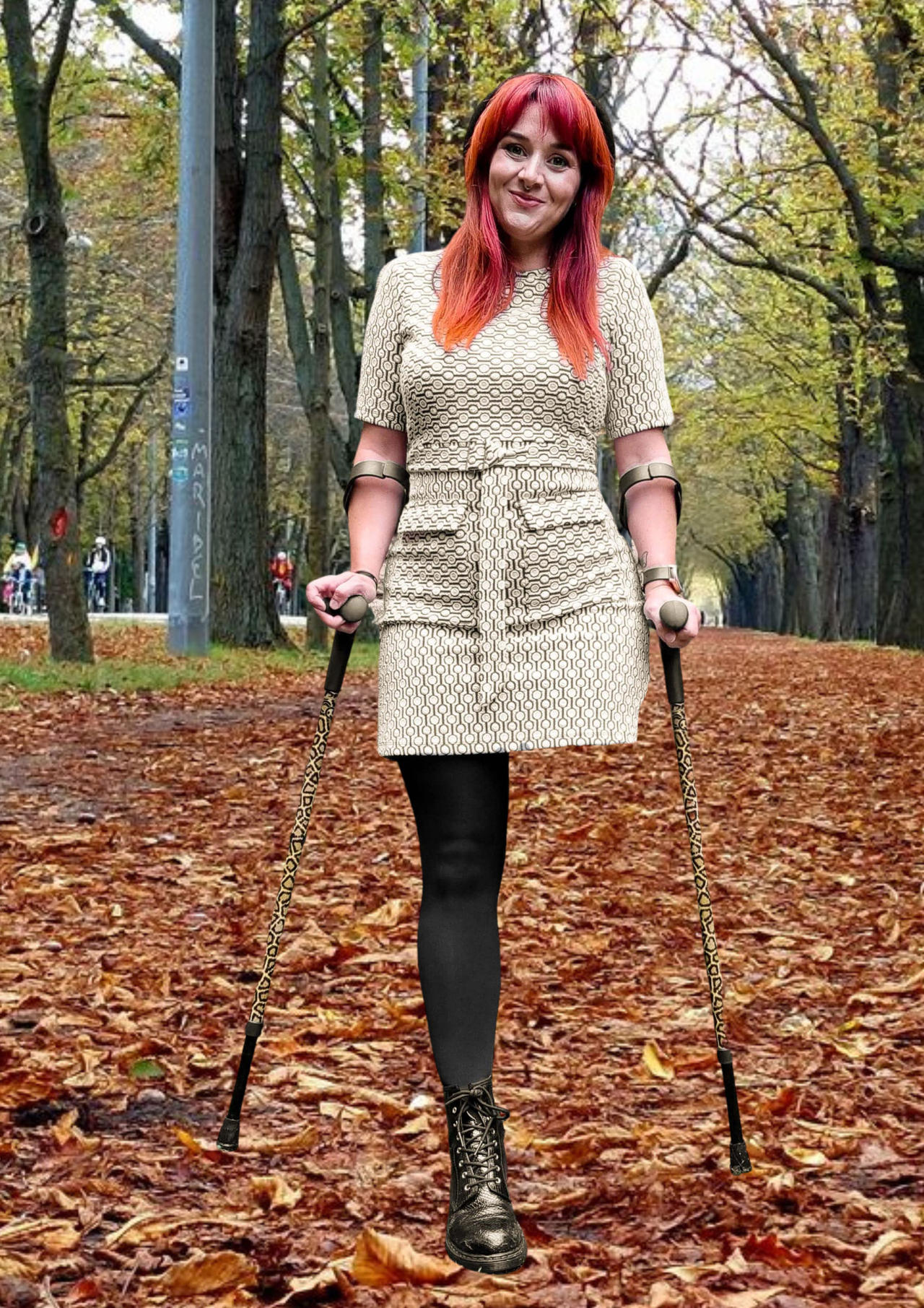 One-legged girl by Ippldatsch on DeviantArt