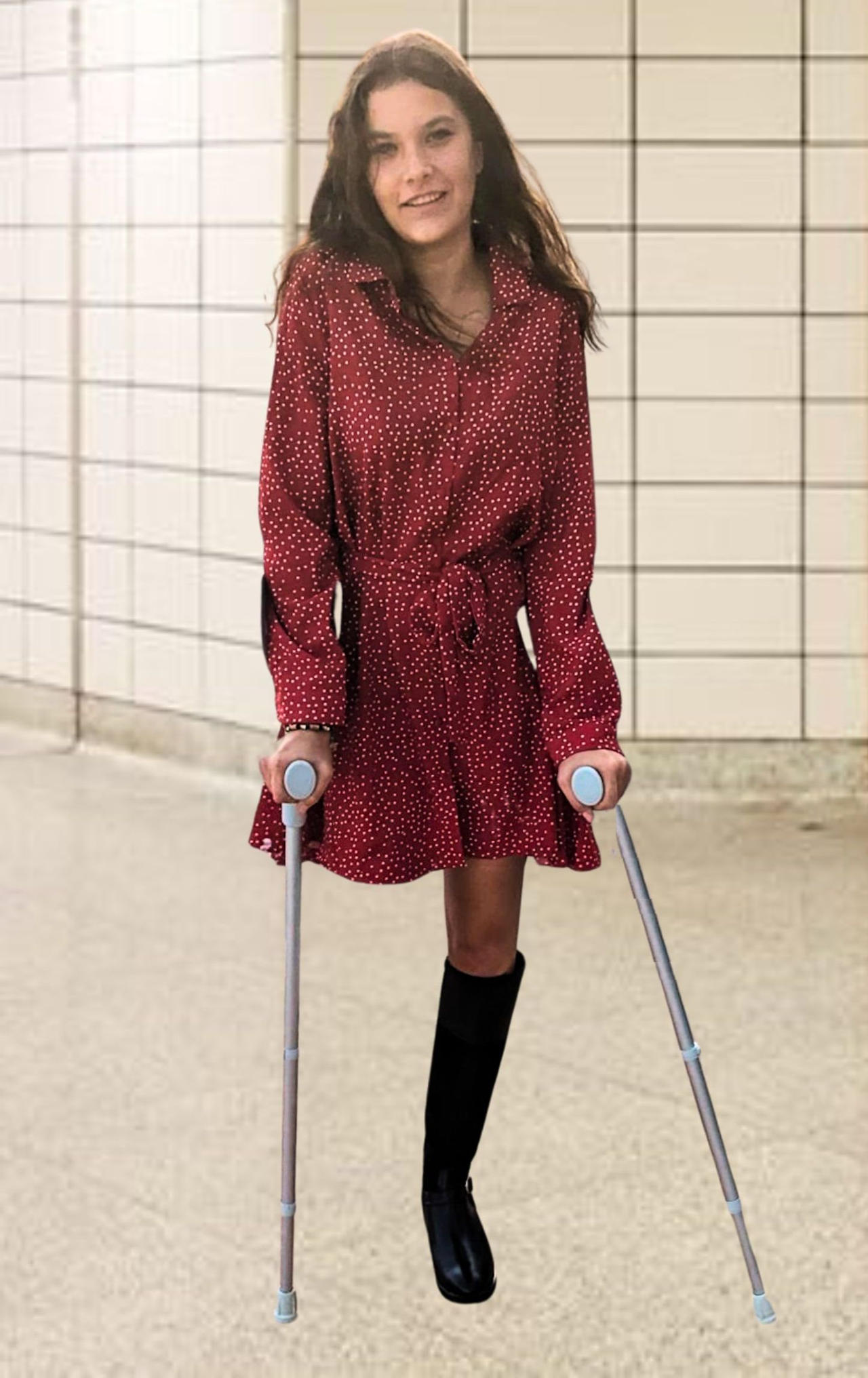 One Legged ONE-legged girls on crutches are cool!!! by Ippldatsch on DeviantArt