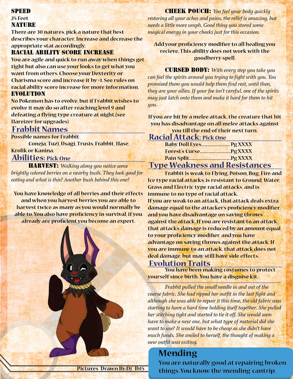 Frabbit sheet PG 2 by Yeeshastone on DeviantArt