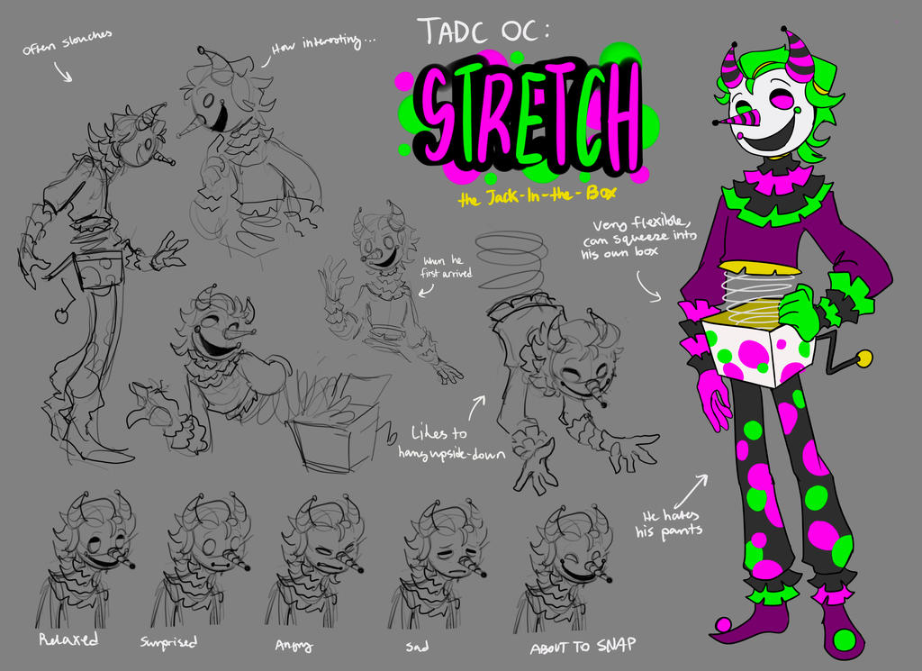 TADC OC: Stretch by TheSmilingSun on DeviantArt