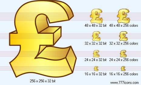 Pound sterling Icon