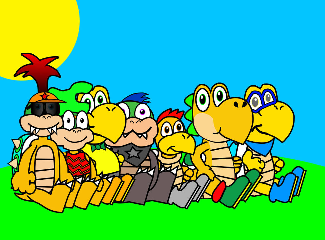 Koopa Sit Relaxing Koopas~! by TheWrecker-23 on DeviantArt