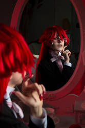 Grell the reaper and her reflection