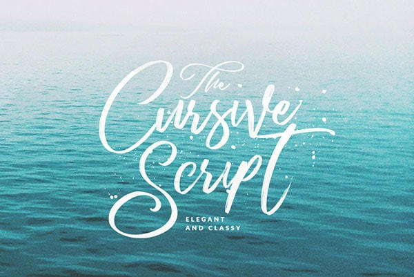 Cursive Script Free PSD Font Template by Freebiedesign on DeviantArt