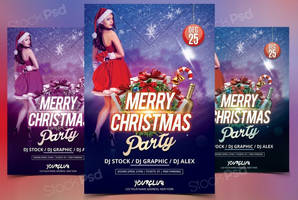 Christmas 2017  Free PSD Flyer Template