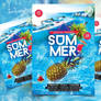 Summer Splash Party Free PSD Flyer Template